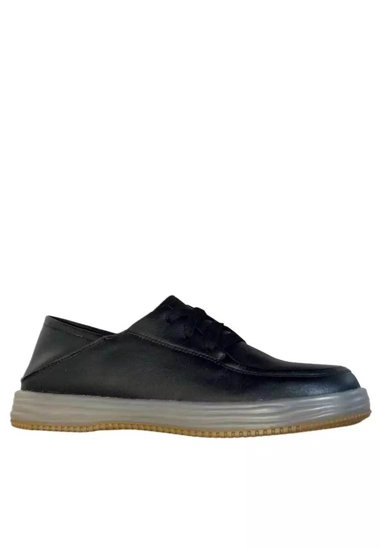 Discount on Twenty Eight Shoes  shoes - SKU: Lace Up Grain Leather Boat Shoes BS2198