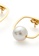 6IXTY8IGHT gold Pearl Round Earrings AC03296 45BABAC4D373BCGS_4