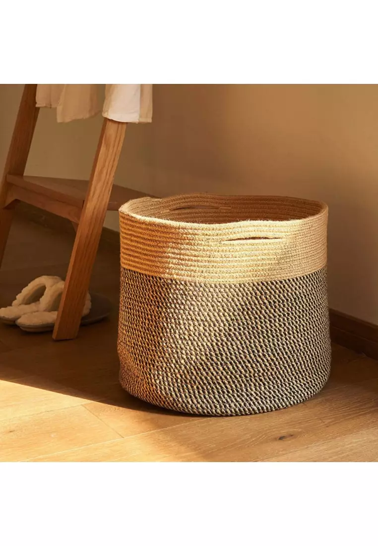 Buy FURNY MATTER Wide Cotton Rope Laundry Basket Online ZALORA Malaysia