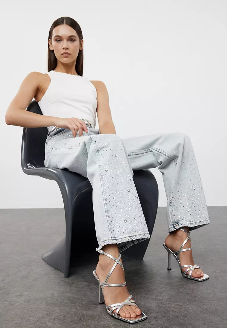 Lace-Up Sandal Heels