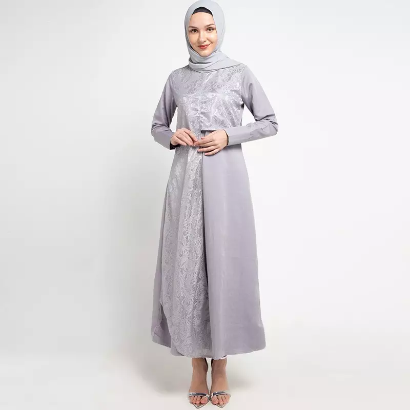 Sania Maxi Dress In Grey