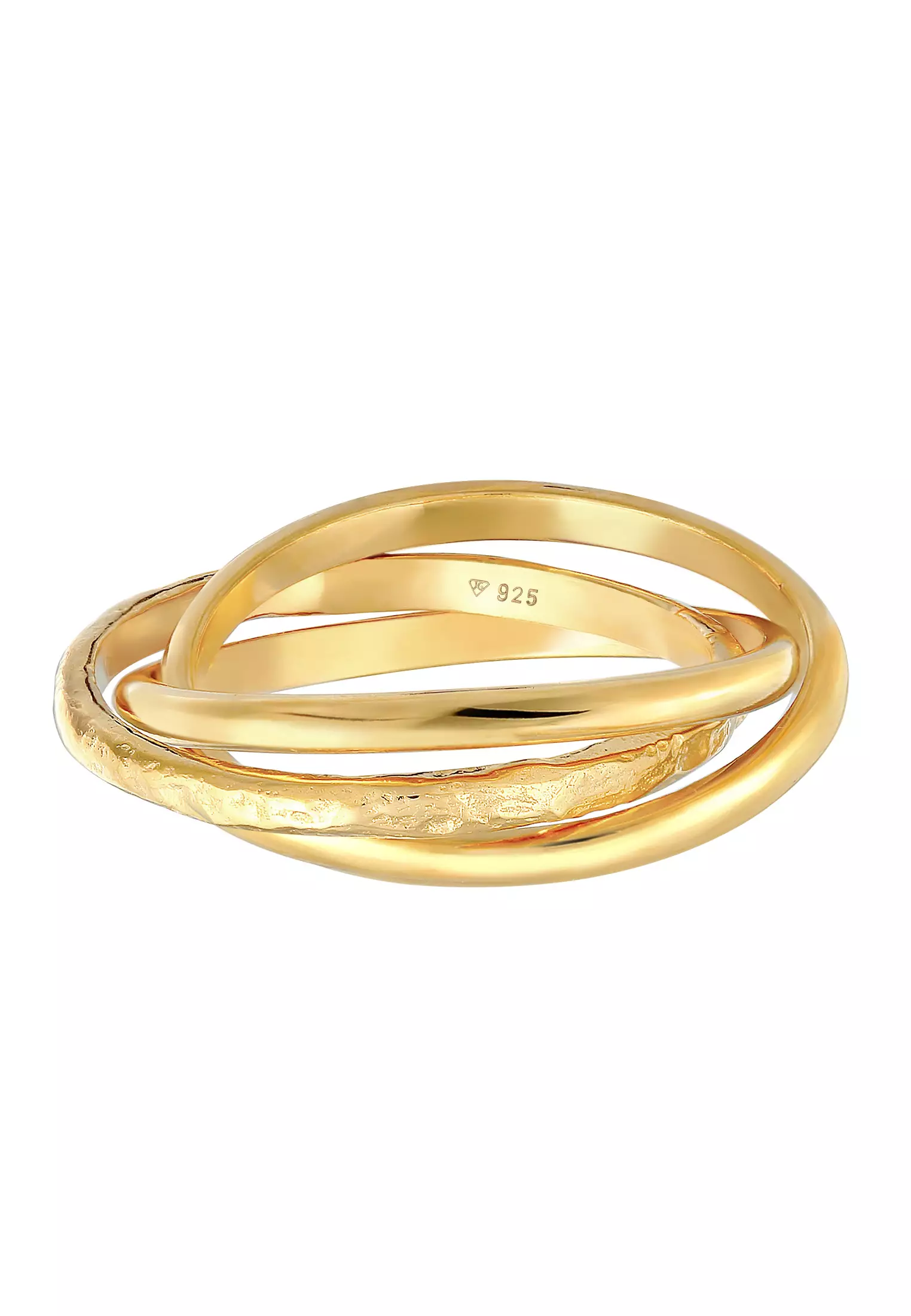 Ring Wrap Ring Trinity Basic Classic Gold Plated