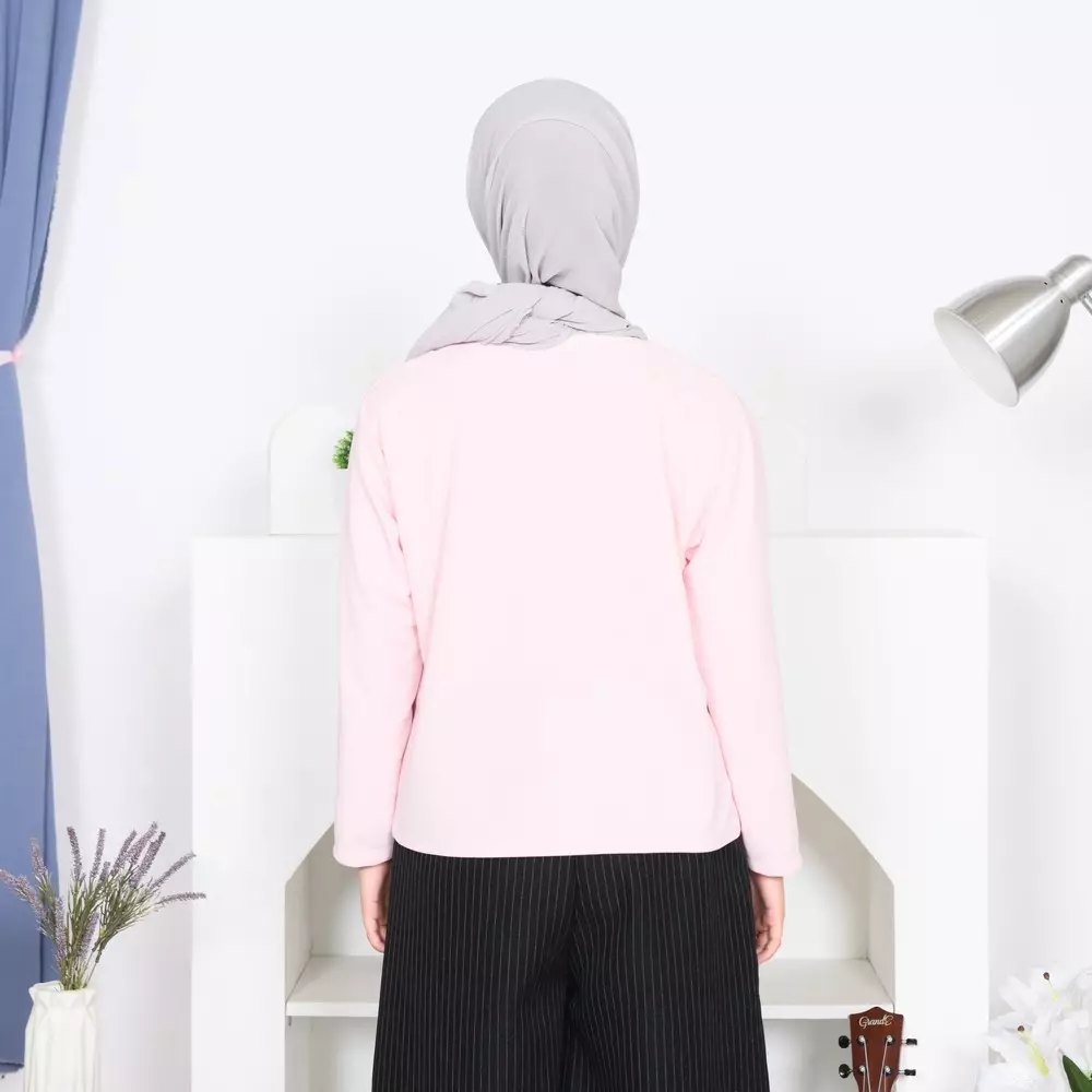 Afifa Knit Cardigan - Soft Pink M19842 R49S6