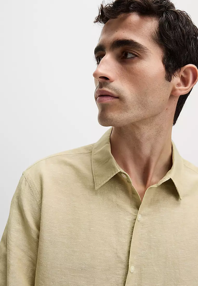 Cotton Linen Blend Shirt