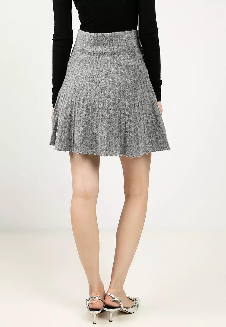 Macy Mid Waist Skater Skirt