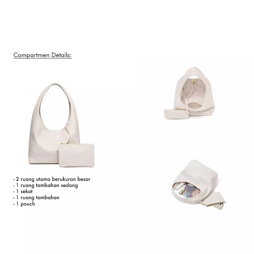 JIMS HONEY - RYNE BAG - WHITE