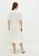 LC WAIKIKI white and beige V Neck Short Sleeve Striped Maternity Dress 6CB96AA467BA12GS_2