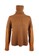 N.21 brown N21 High-necked And Shirt Sleeve Sweater in Brown 8279AAA7B44D6FGS_1