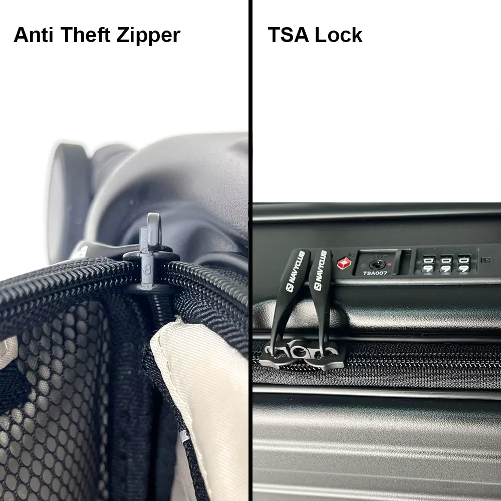 Navy Club Balmond Koper Hardcase PC - 4 Roda Putar TSA Lock - Size 18 Inch