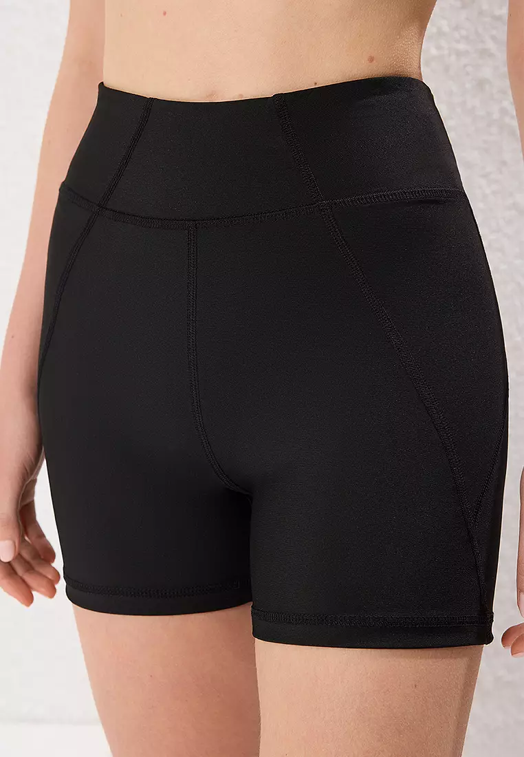 反光間條單車短褲