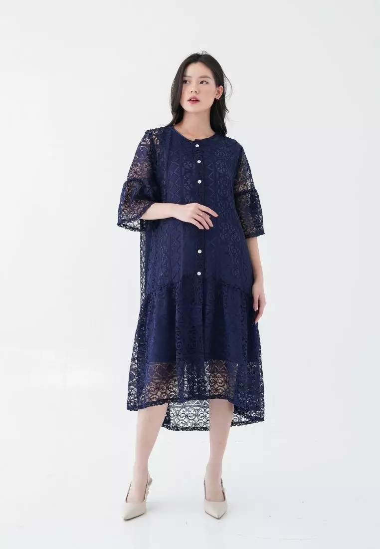 Aveline Party Dress Navy