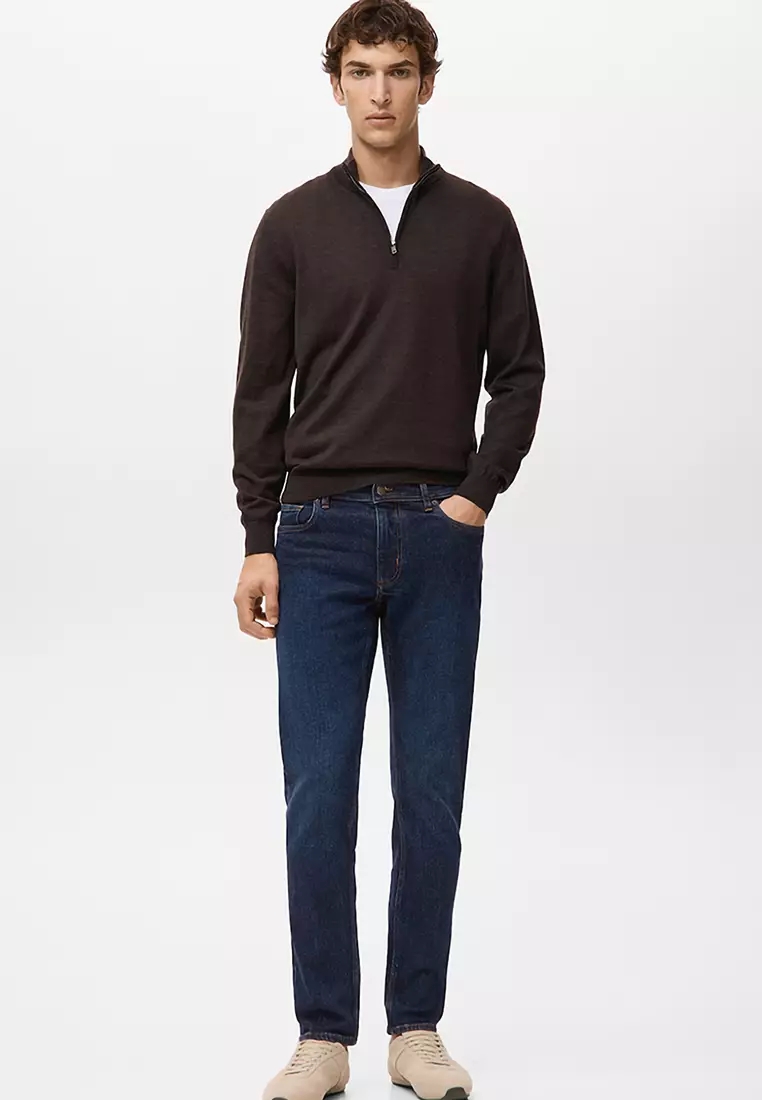 Jan Slim-Fit Dark-Wash Jeans