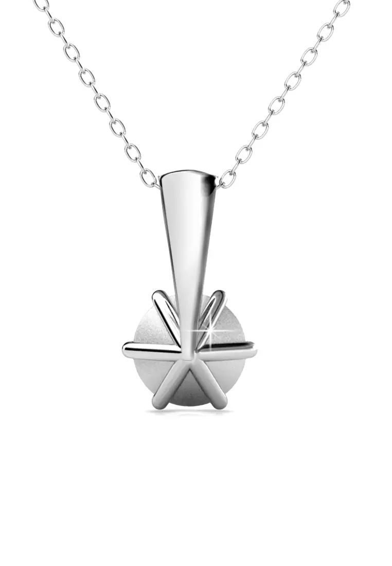 Birth Stone Pendant February Amethyst - Kalung Crystal Swarovski by Her Jewellery