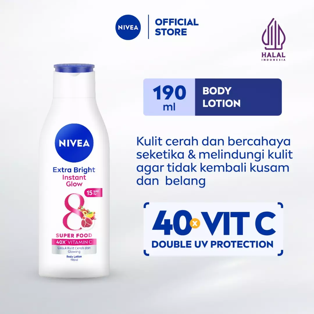 NIVEA Body Care Lotion Extra Bright Instant Glow - Best Value Set