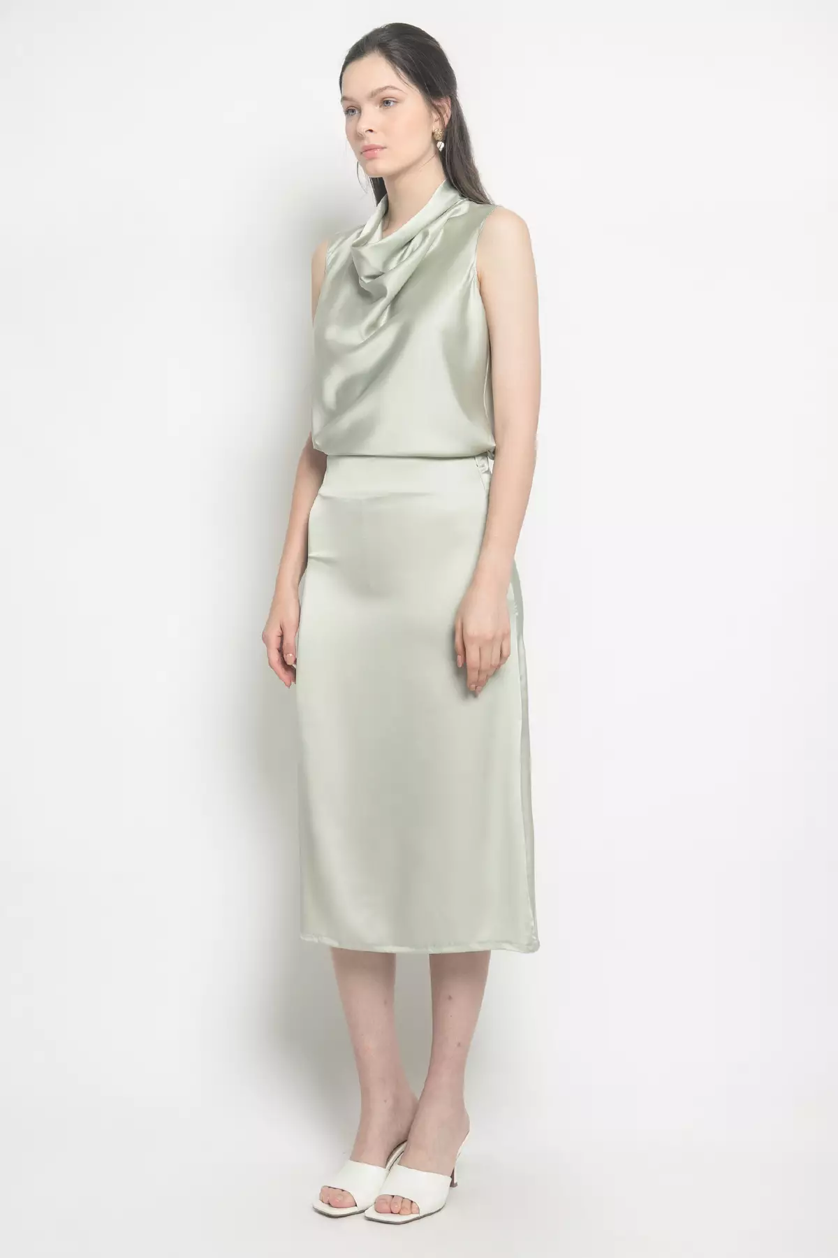 Constance Skirt in Mint