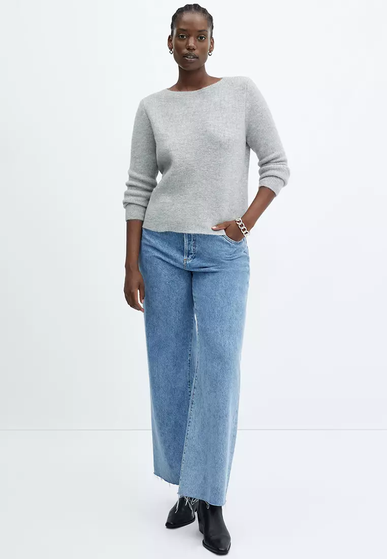 Wide boat neck sweater discount