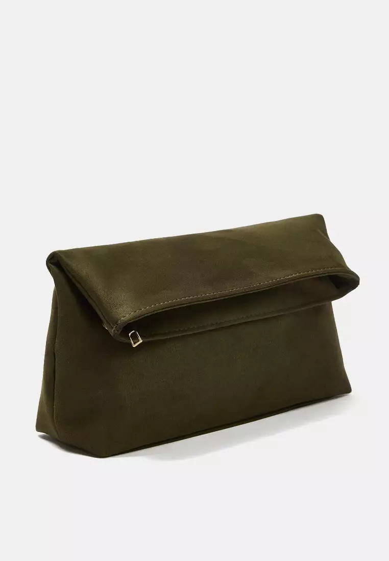 Nubuck Mini Size Clutch Handbag