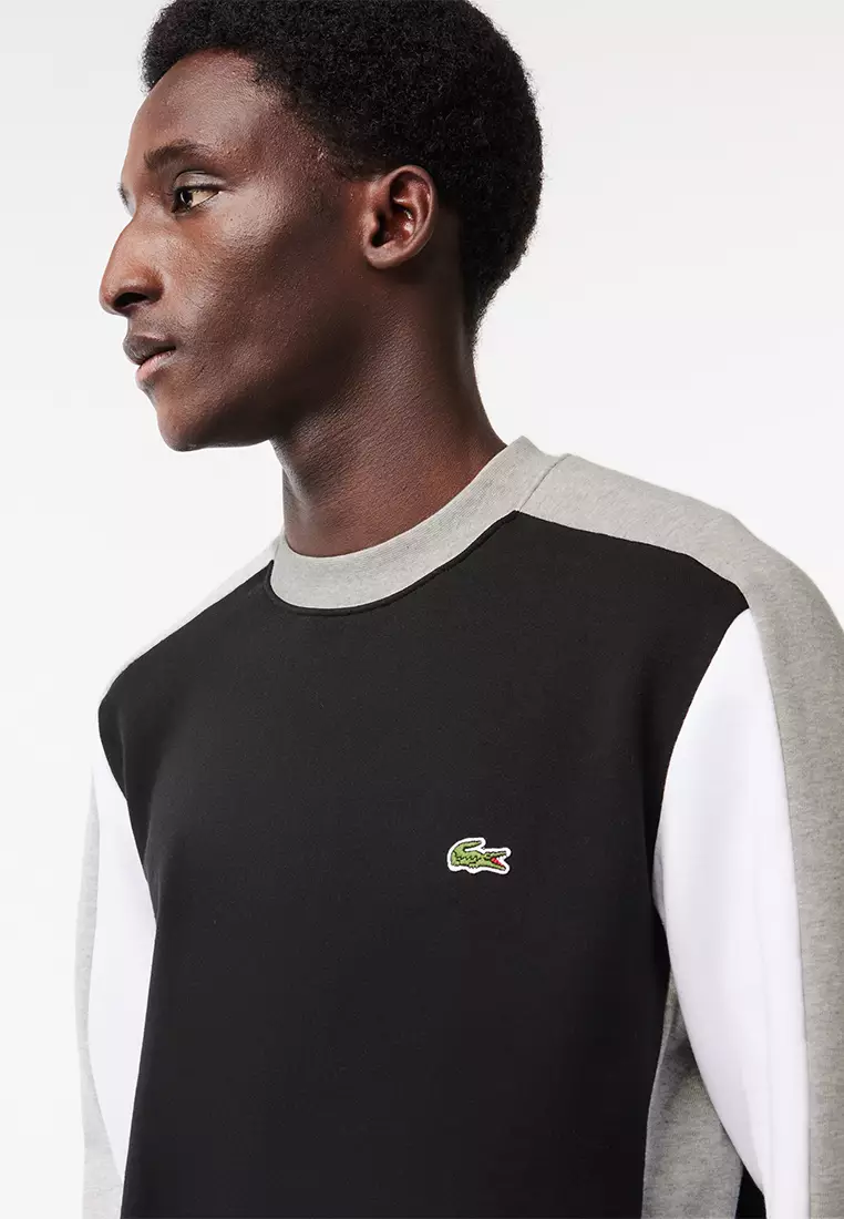 Buy Lacoste Brushed Fleece Colourblock Sweatshirt 2024 Online