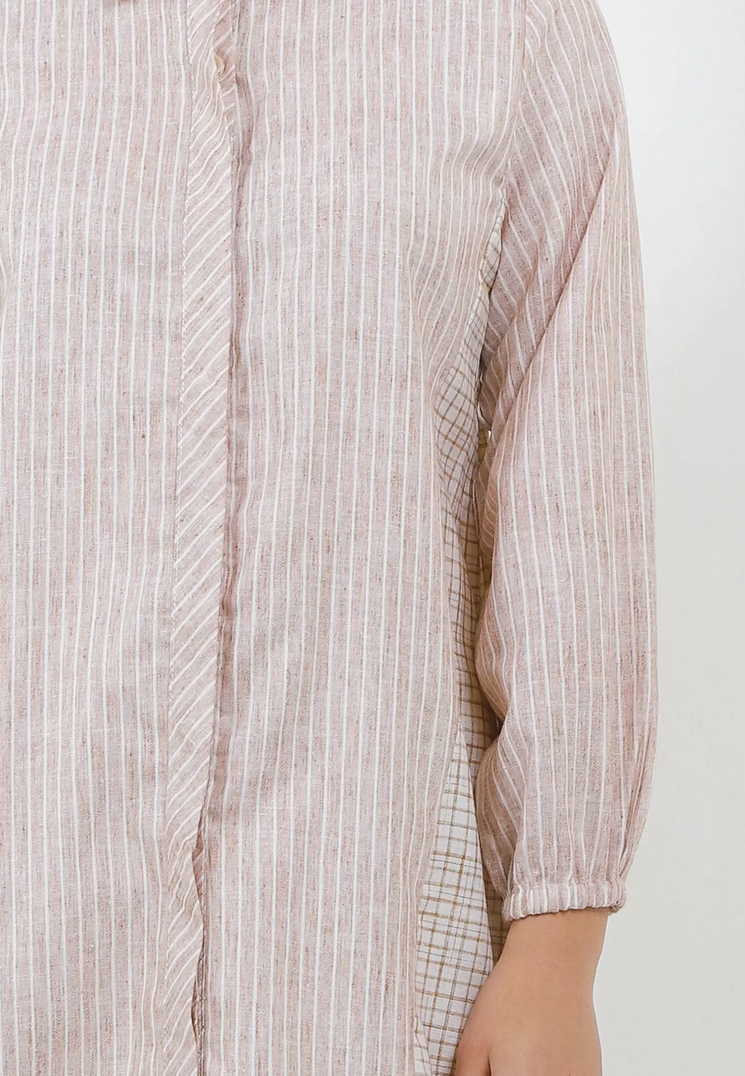 MFMW Mahlini Midi Dress Brown Motif Salur