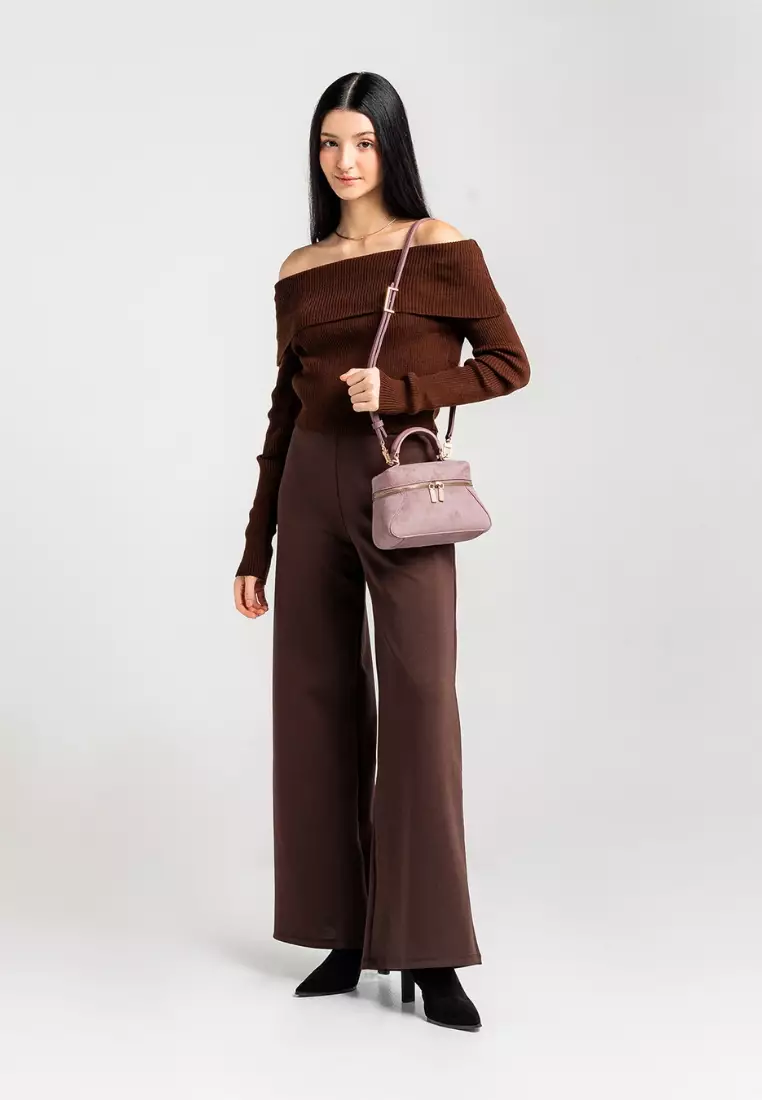 Sometime Zipzip Vanity Bag Suede - Blush 2026 | Buy Sometime