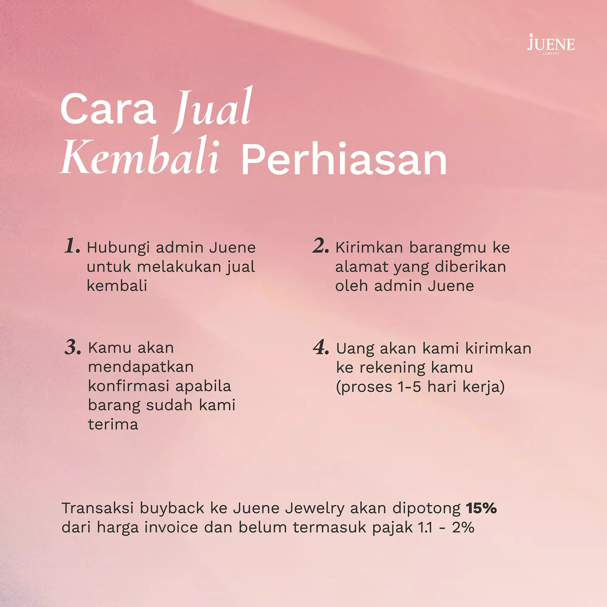 Anting Dewi Emas 7k - Klar Gold Earring - Charlotte Collection - Juene Jewelry