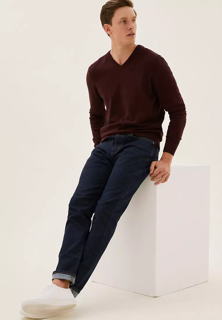 Slim Fit Stretch Jeans With Stormwear