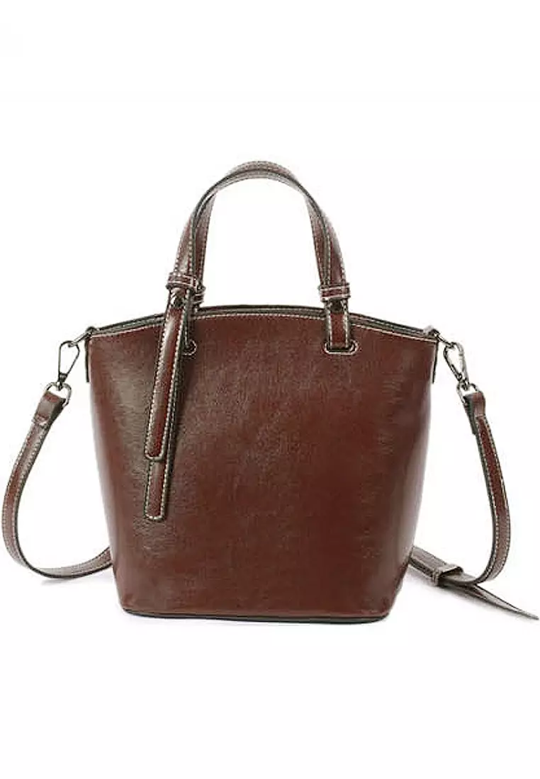 Whitney large burnished leather convertible shoulder bag hot sale