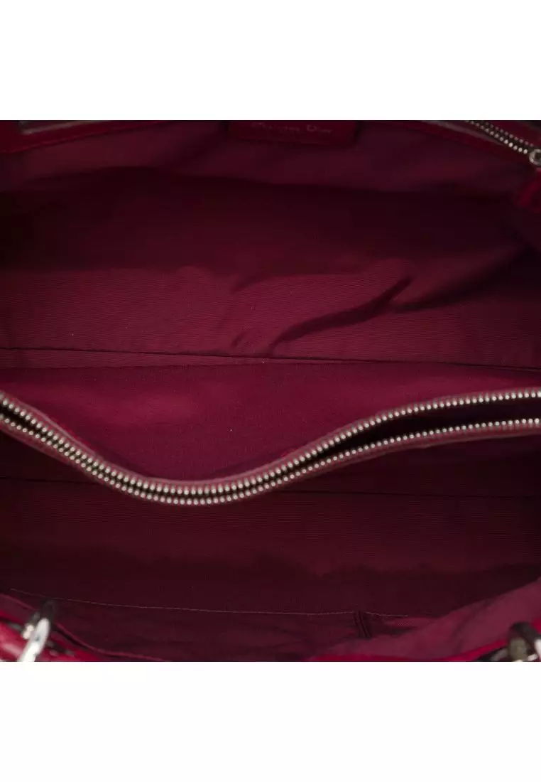 Pre-Loved Dior Large Lambskin Cannage Lady Dior Soft Shopping Tote