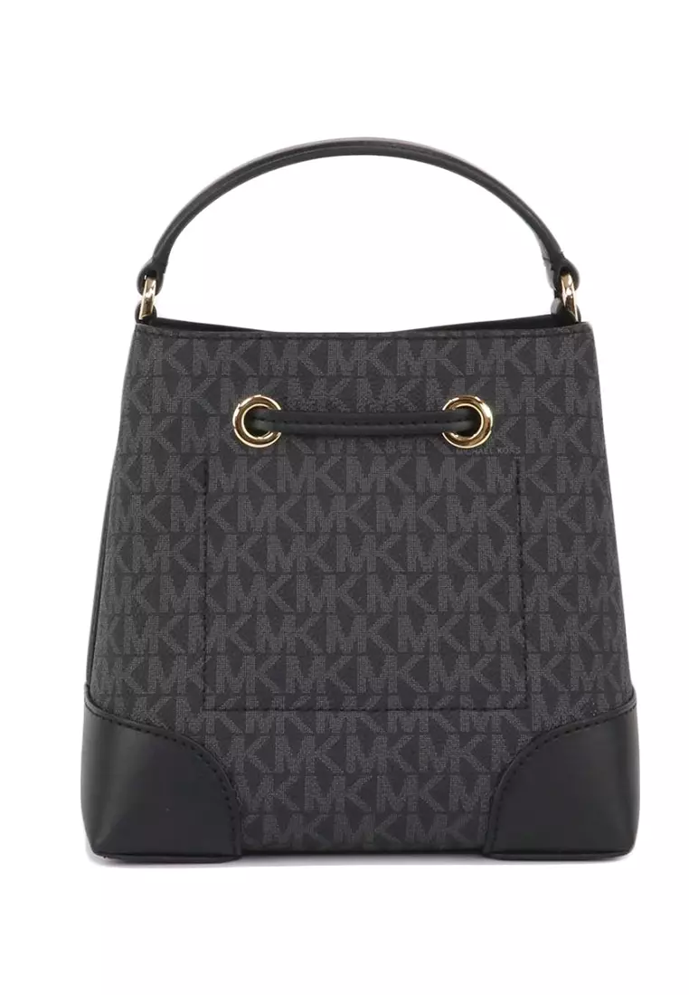 Michael kors clearance signature bucket bag