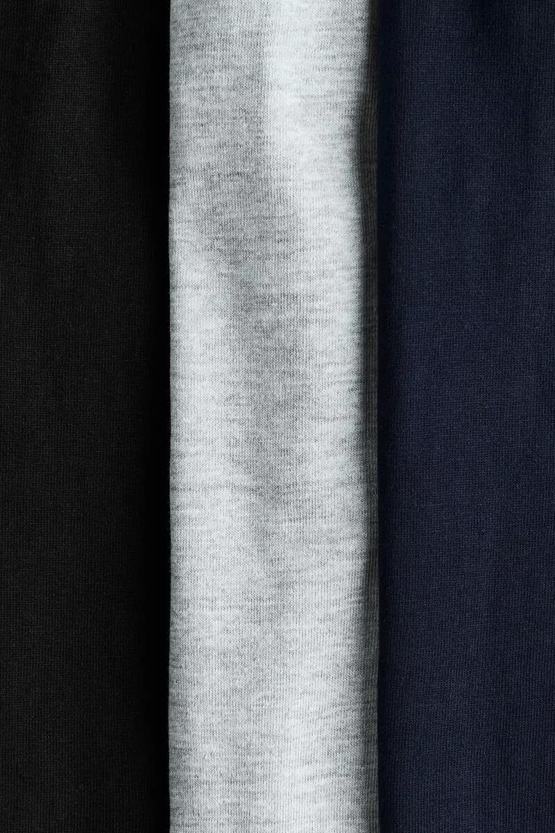 3-pack cotton joggers
