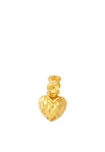 TOMEI gold [TOMEI Online Exclusive] Heart Aflutter Charm, Yellow Gold 916 (TM-PV402-1C) (1.14G) 99C20AC58A342DGS_1