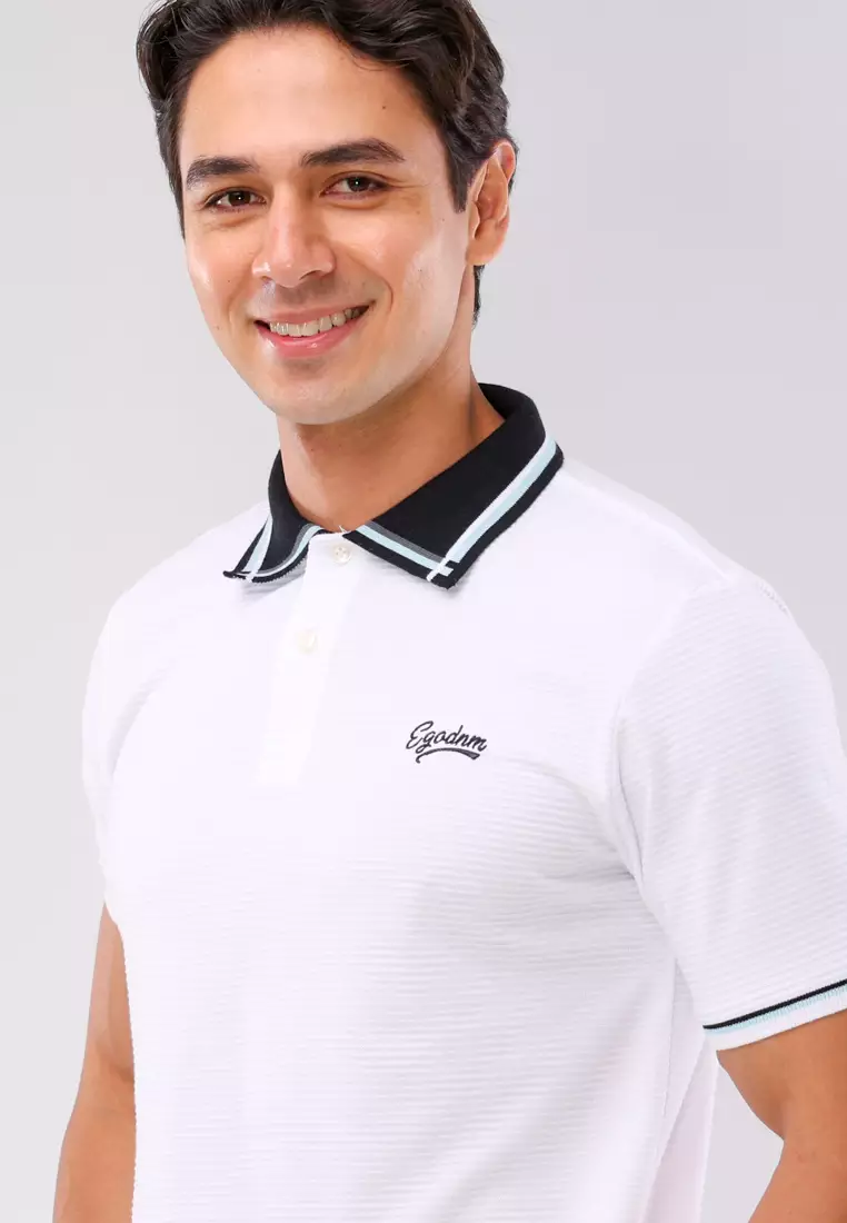 Collared Shirt Jacquard