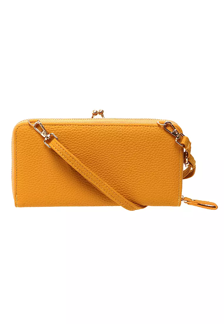 Tas Selempang Wanita Sling Bag Dompet Hp Multifungsi Many Slot Material PU Leather ORIGINAL