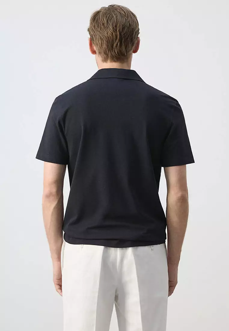 Slim Fit Piqué Polo Shirt