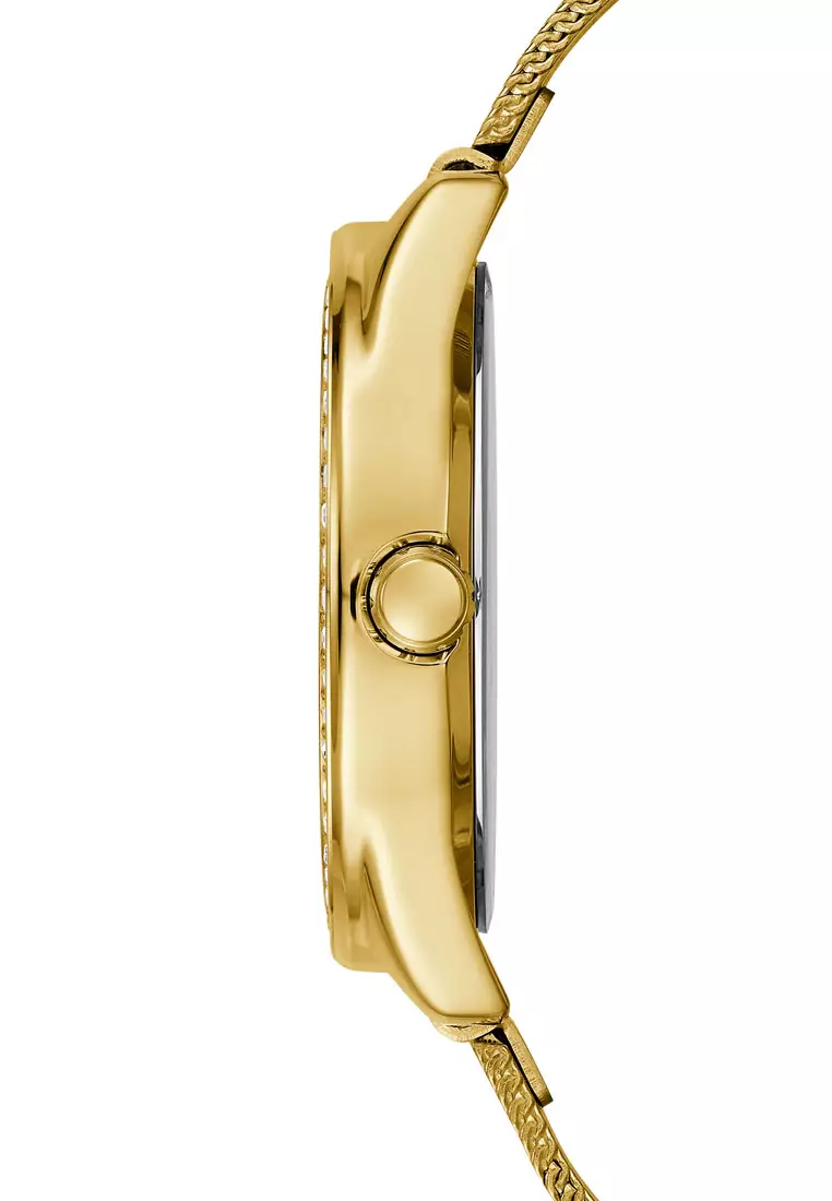 Gold bangle top watch ladies