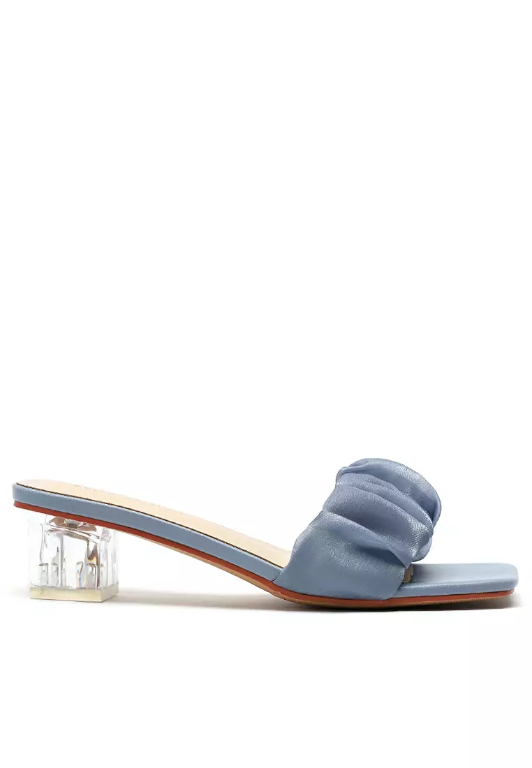 Discount on Twenty Eight Shoes  shoes - SKU: Pleated Satin Slippers 6236-4
