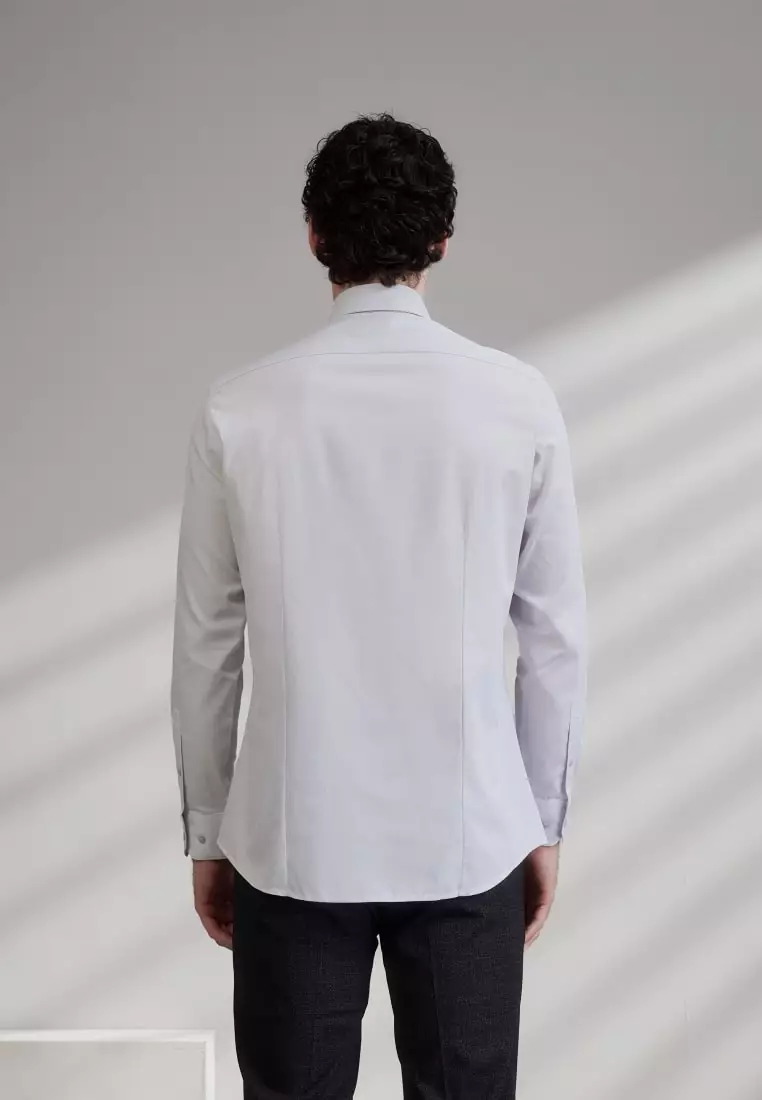 G2000 Easy Care Cotton Blend 2 Tone Shirt