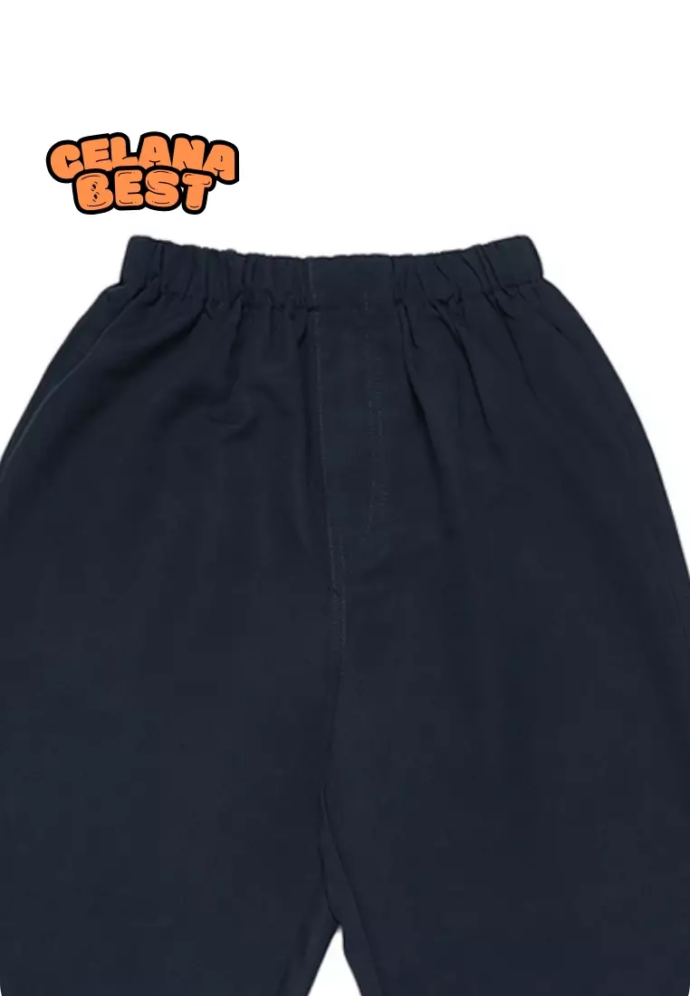 Celana Panjang Katun Best Arrow Biru - (Dark Blue)