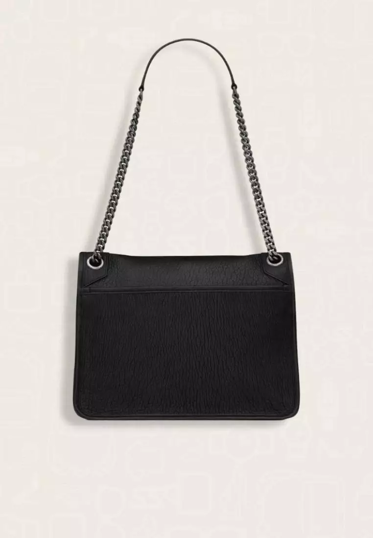 Saint Laurent Niki Medium In Grained Lambskin Black