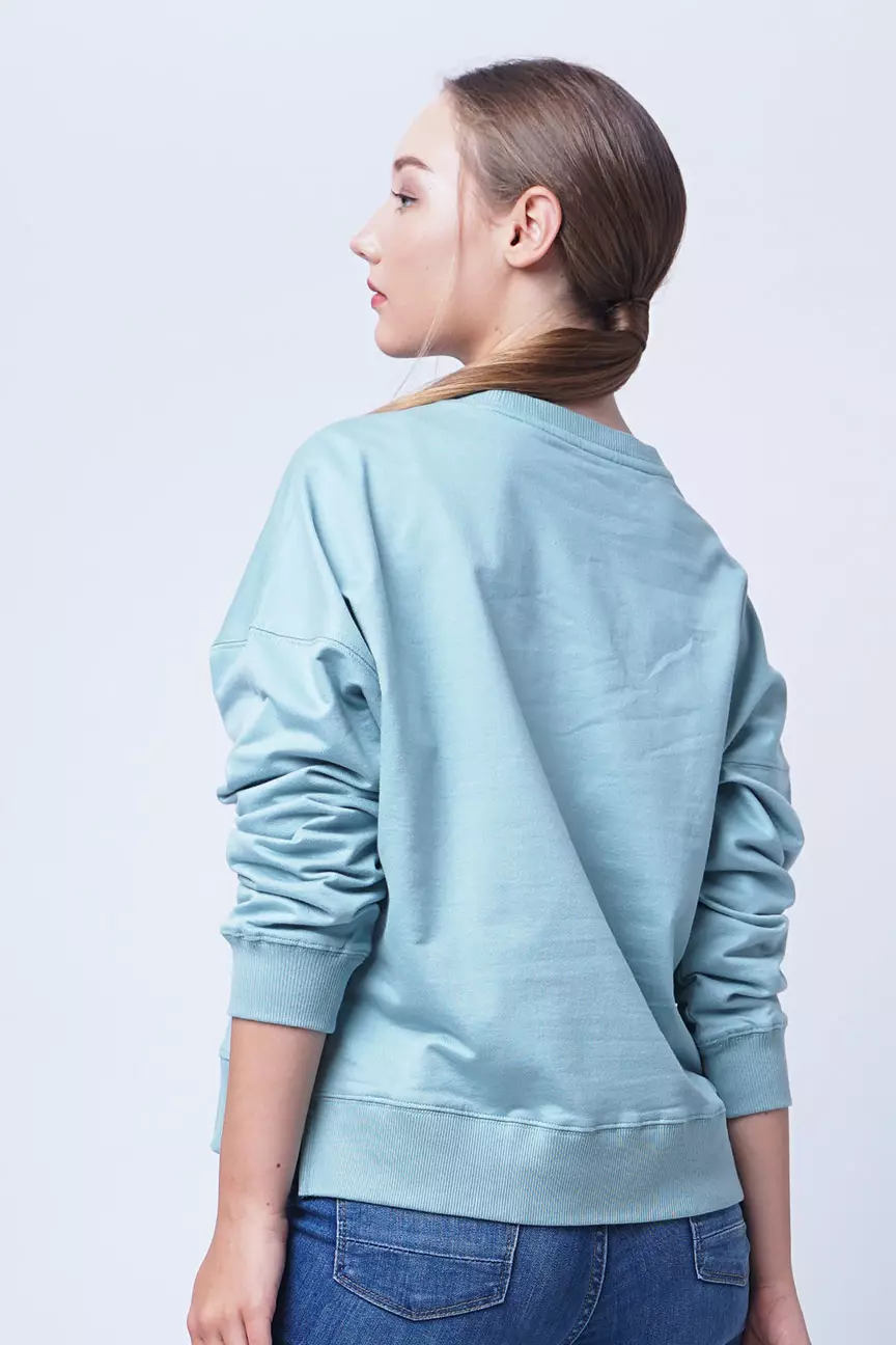 Sweater Wanita Davera Light Green