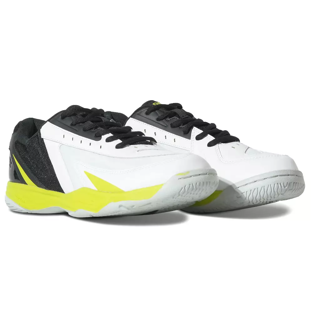 Eagle Sepatu Badminton Raizen - PUTIH/CITRUN