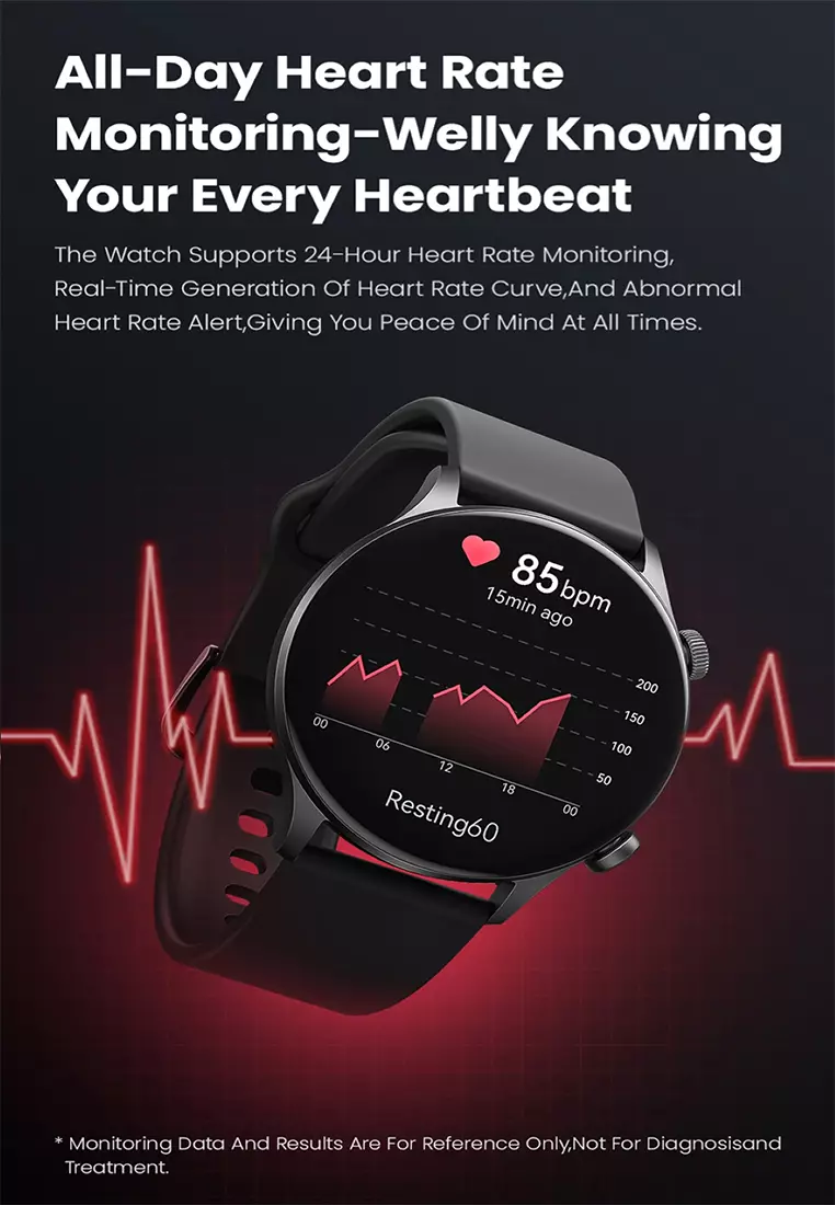 Solar Plus RT3 LS16 (Silver) Smartwatch Fitness Tracker BT Phone Calls 105 Sports 7 Days Battery Life