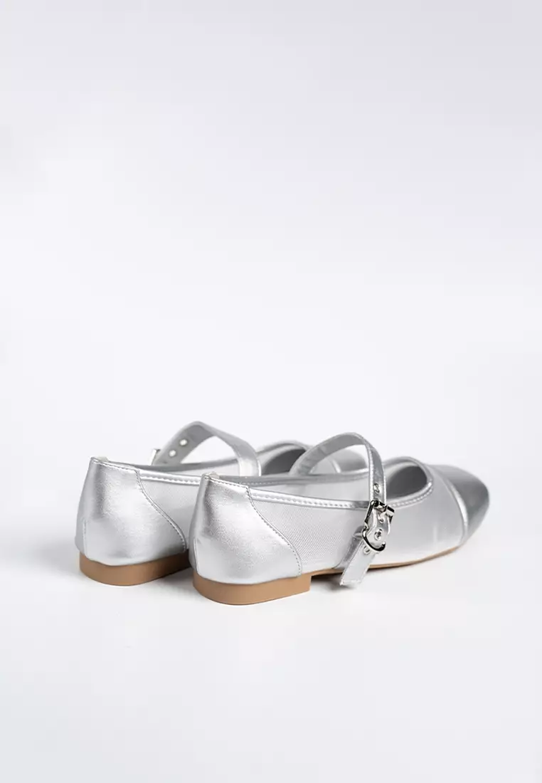 Adelle Mesh Ballerina Flats