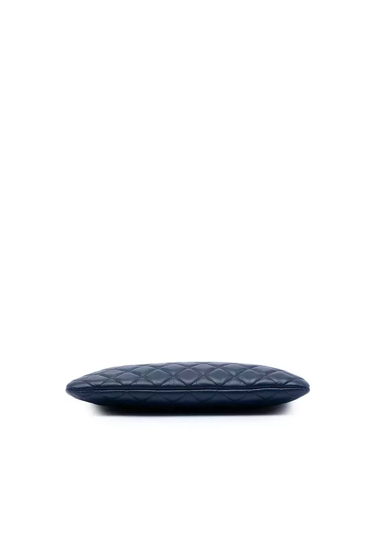 Pre-Loved Chanel Medium Quilted Lambskin O Case Clutch