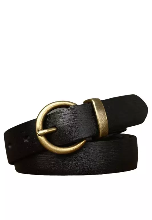 Men's Genuine Leather Pin Buckle Handmade Belt