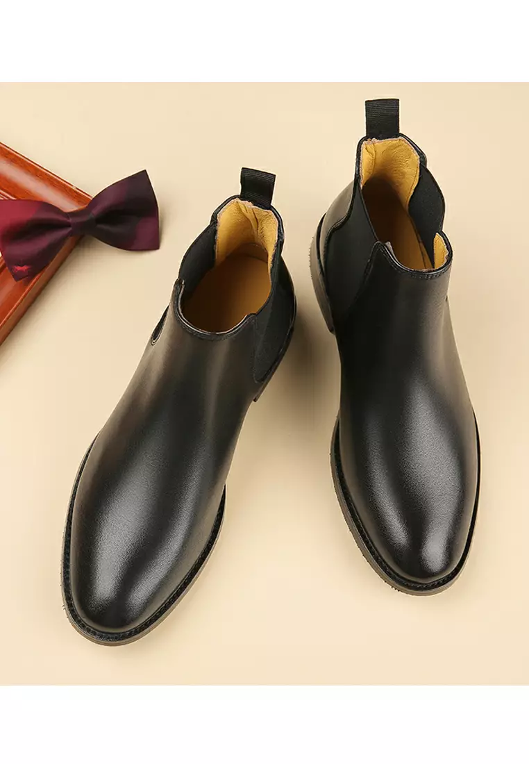 Full-grain Suede Chelsea boots