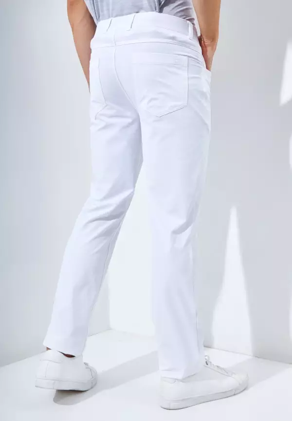 Jack Nicklaus Fox Celana Panjang Pria Slim Fit White