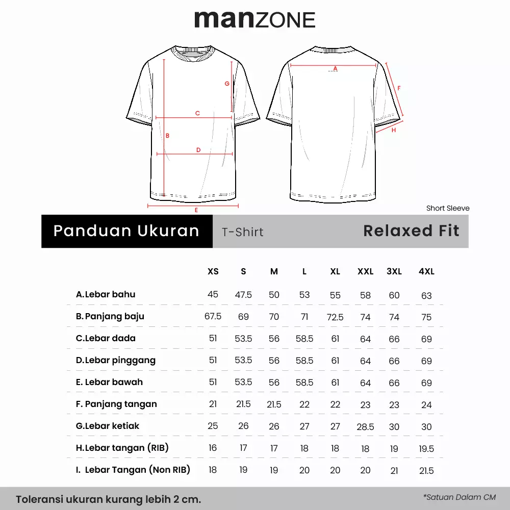 MANZONE - Kaos Pima Cotton Lengan Pendek Pria Jesper 2 Slim Fit - Maroon Colour Maroon