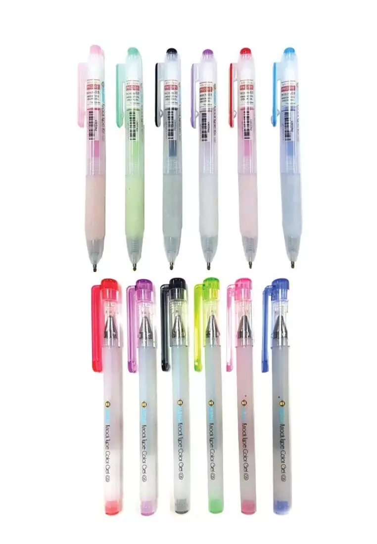 Gel Pens (Set of 12) - Knocktype and Tech