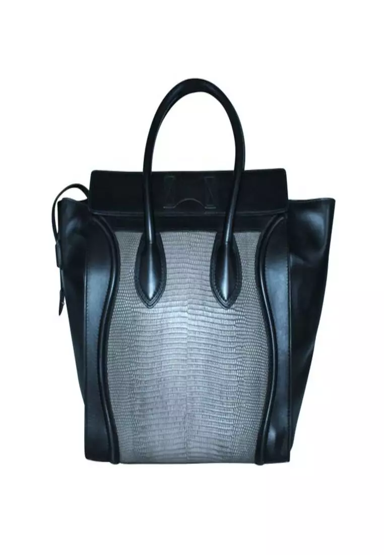 Pre Loved CELINE Medium Python Phantom Luggage Tote